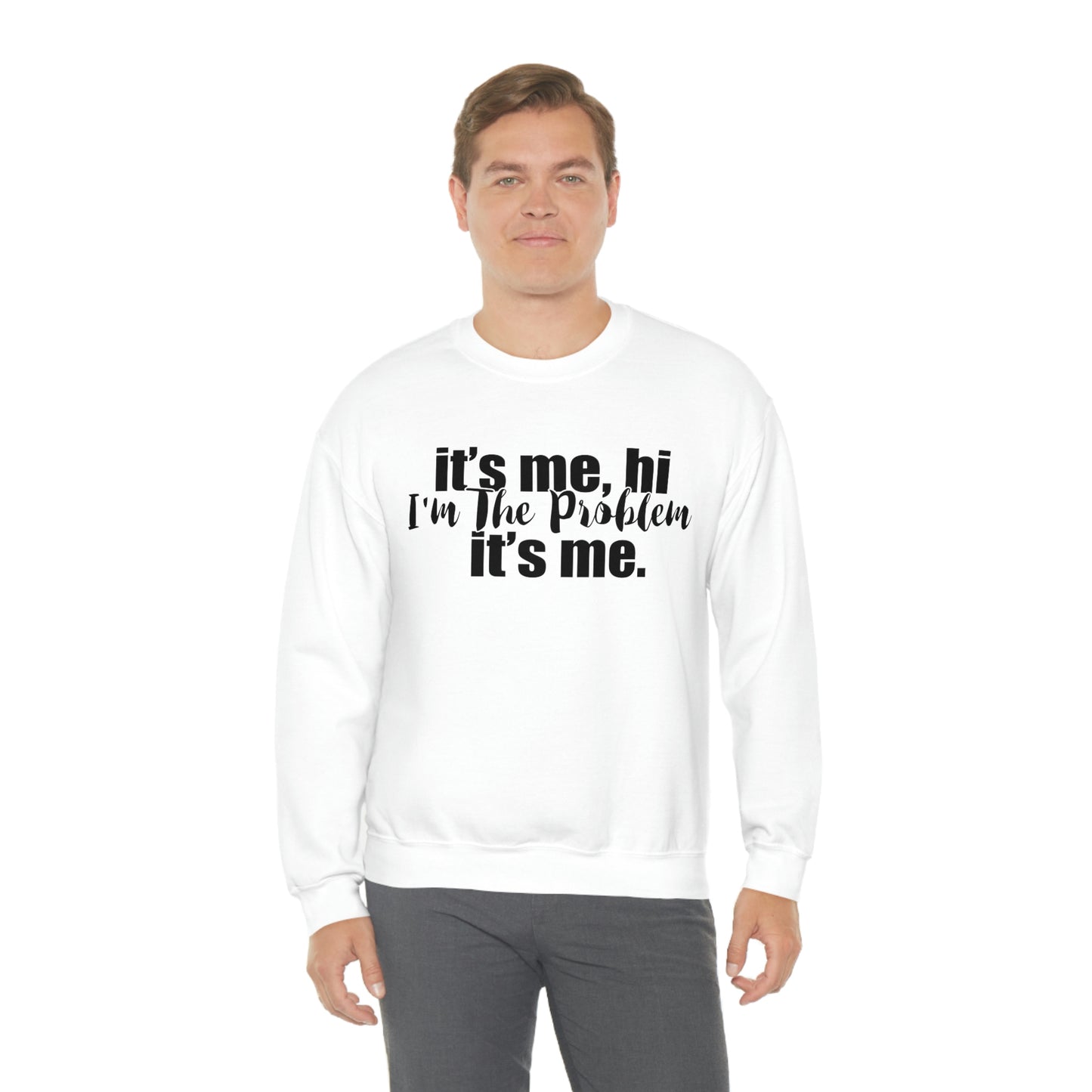 Its Me, Hi, I'm the Problem it's Me, T Swift Taylor Swift Merch Fan Gift Crewneck Sweatshirt