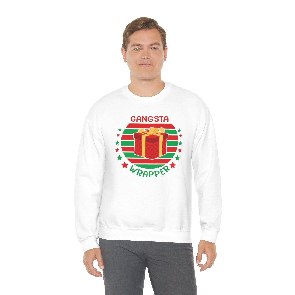 Gangsta Wrapper Cute Funny Christmas Sweatshirt