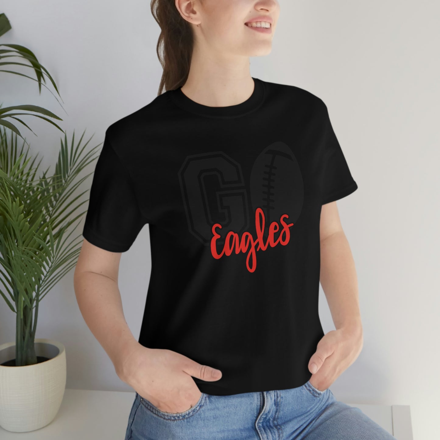 Go Eagles Super Bowl Football Short Sleeve Tshirt