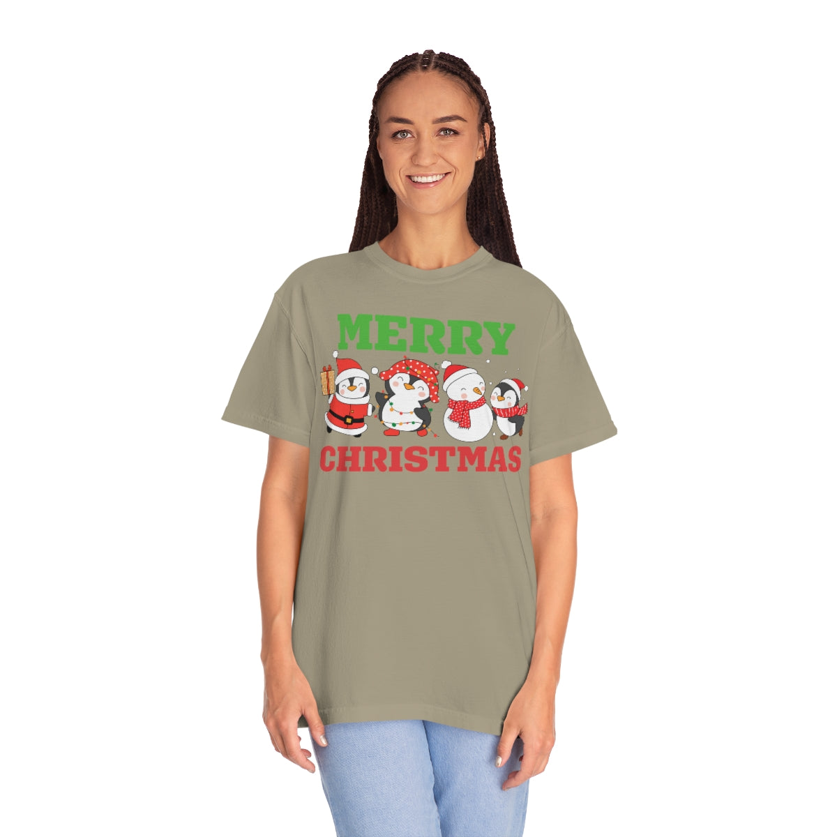 Merry Christmas Cheerful Penguins Holiday Xmas TShirt