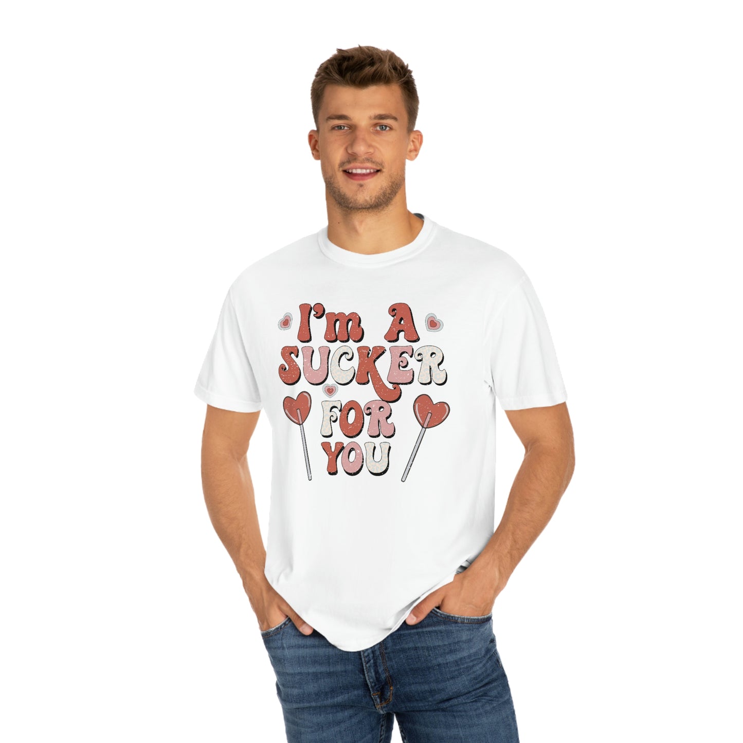 Sucker For You Shirt, Lollipop Shirt , Valentine's Day Shirt, Everyday Shirt, Shirt for Her, Cute Valentines Shirt, Heart Lollipop Tee