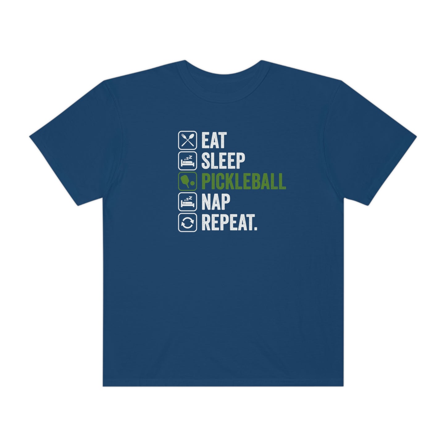 Eat Sleep Pickleball Nap Repeat Tshirt