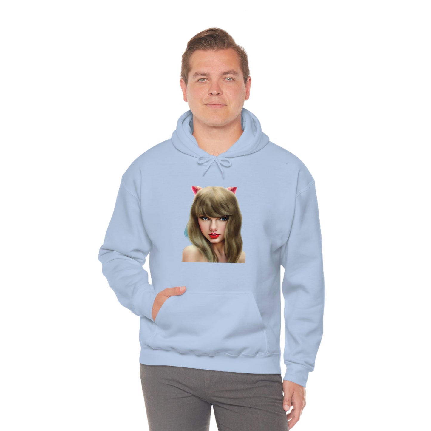 Taylor Swift Cat Ears T Swift Taylor Swift Merch Fan Swifty Gift Hooded Sweatshirt