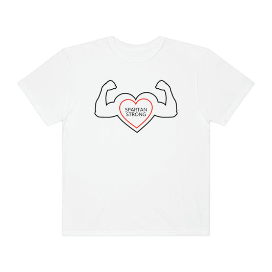 Heart Flexing Spartan Strong Michigan State Support Tshirt