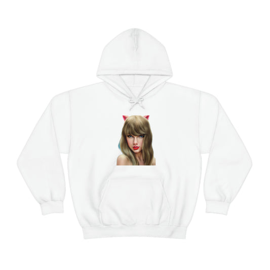 Taylor Swift Cat Ears T Swift Taylor Swift Merch Fan Swifty Gift Hooded Sweatshirt