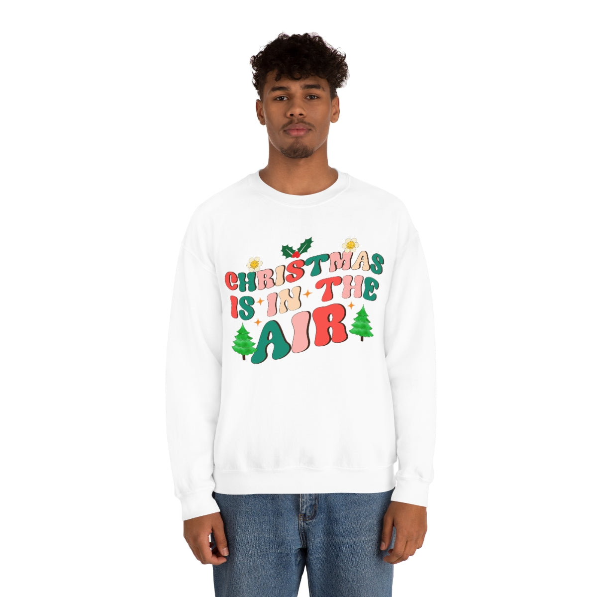 Retro Christmas is in the Air Holiday Sweatshirt