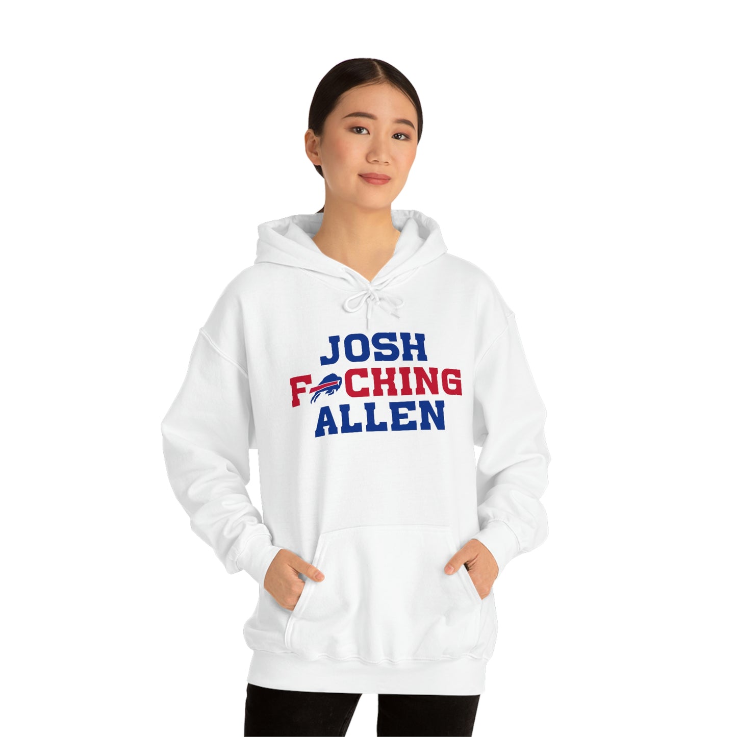 Josh Freaking Allen Bills Mafia #17 Buffalo Bills Football Hooded Sweatshirt