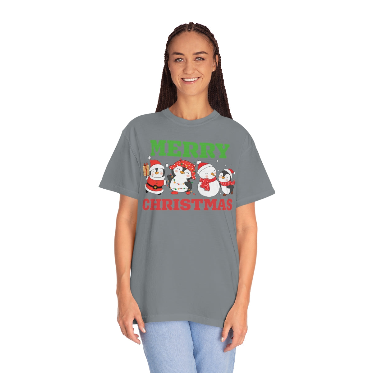 Merry Christmas Cheerful Penguins Holiday Xmas TShirt