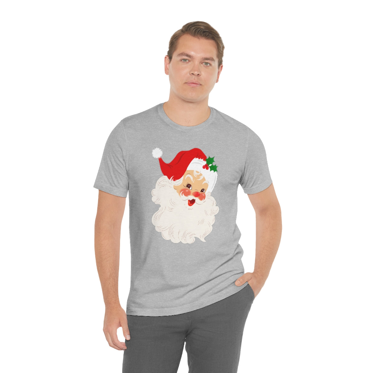 Vintage Santa Claus Saint Nick Retro Christmas Tshirt