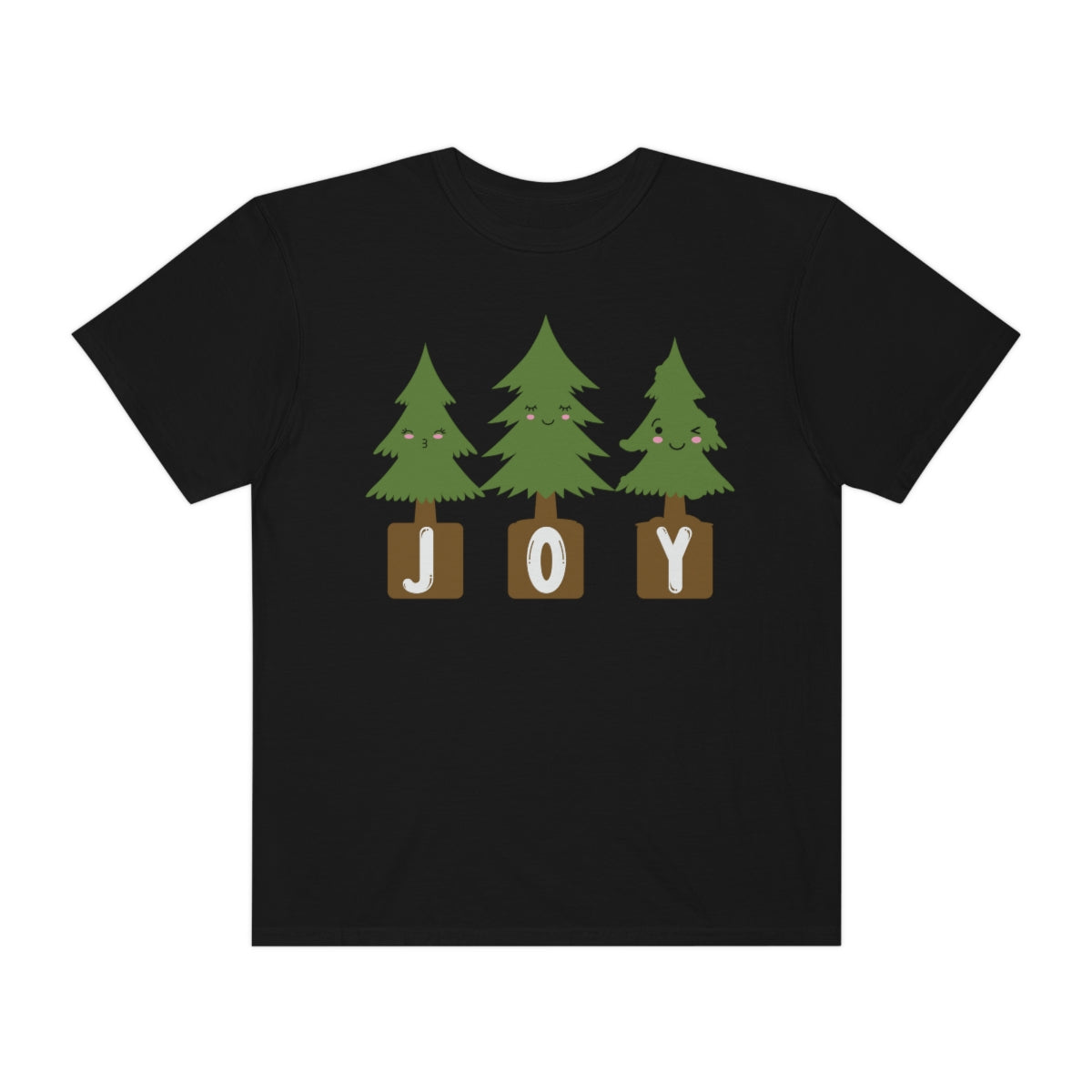 Joy Christmas Trees Cute Christmas Tshirt