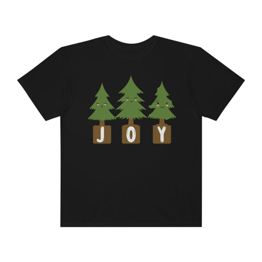 Joy Christmas Trees Cute Christmas Tshirt