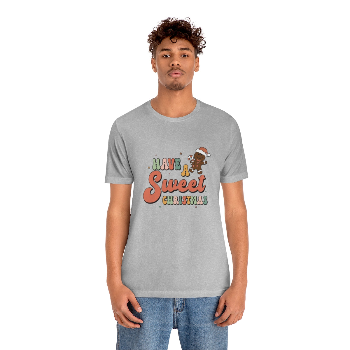 Have a Sweet Christmas Gingerbread Retro Tshirt
