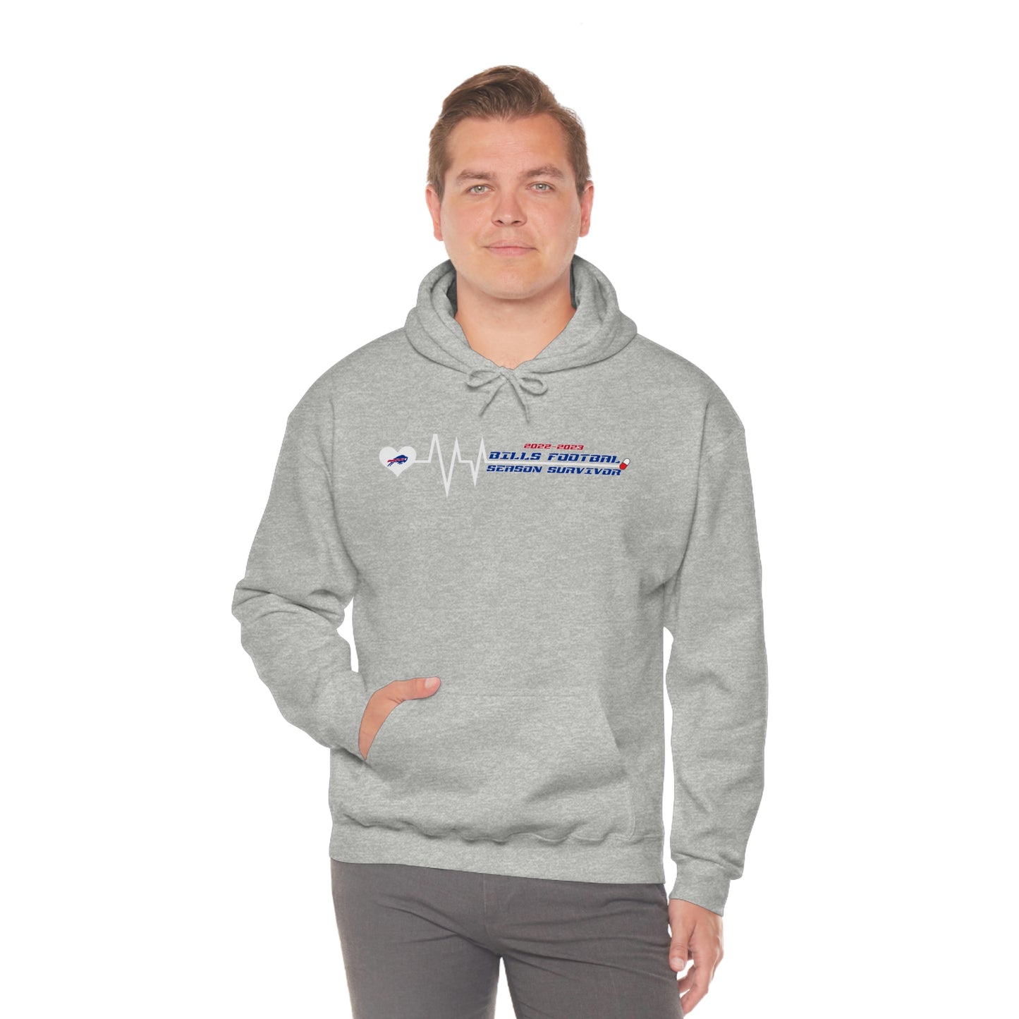 2022-2023 Buffalo Bills Football Season Survivor Bills Mafia Football Hooded Sweatshirt