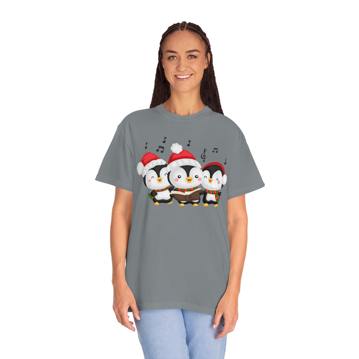 Cheerful Singing Penguins Christmas Holiday Xmas TShirt