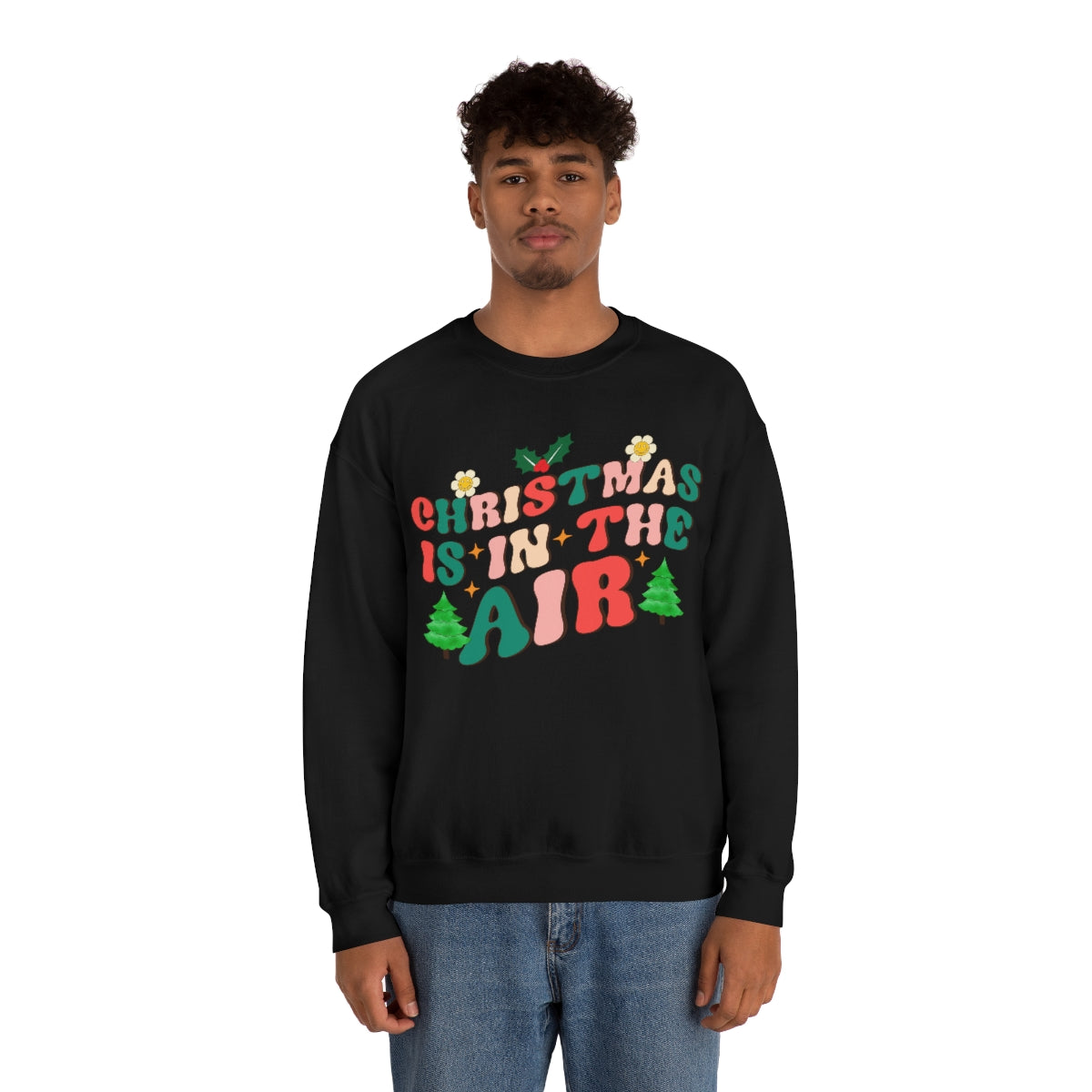 Retro Christmas is in the Air Holiday Sweatshirt