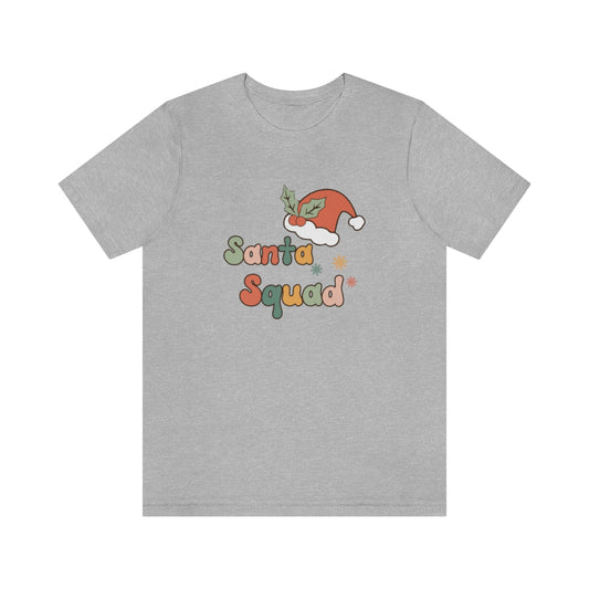 Santa Squad Retro Christmas Tshirt