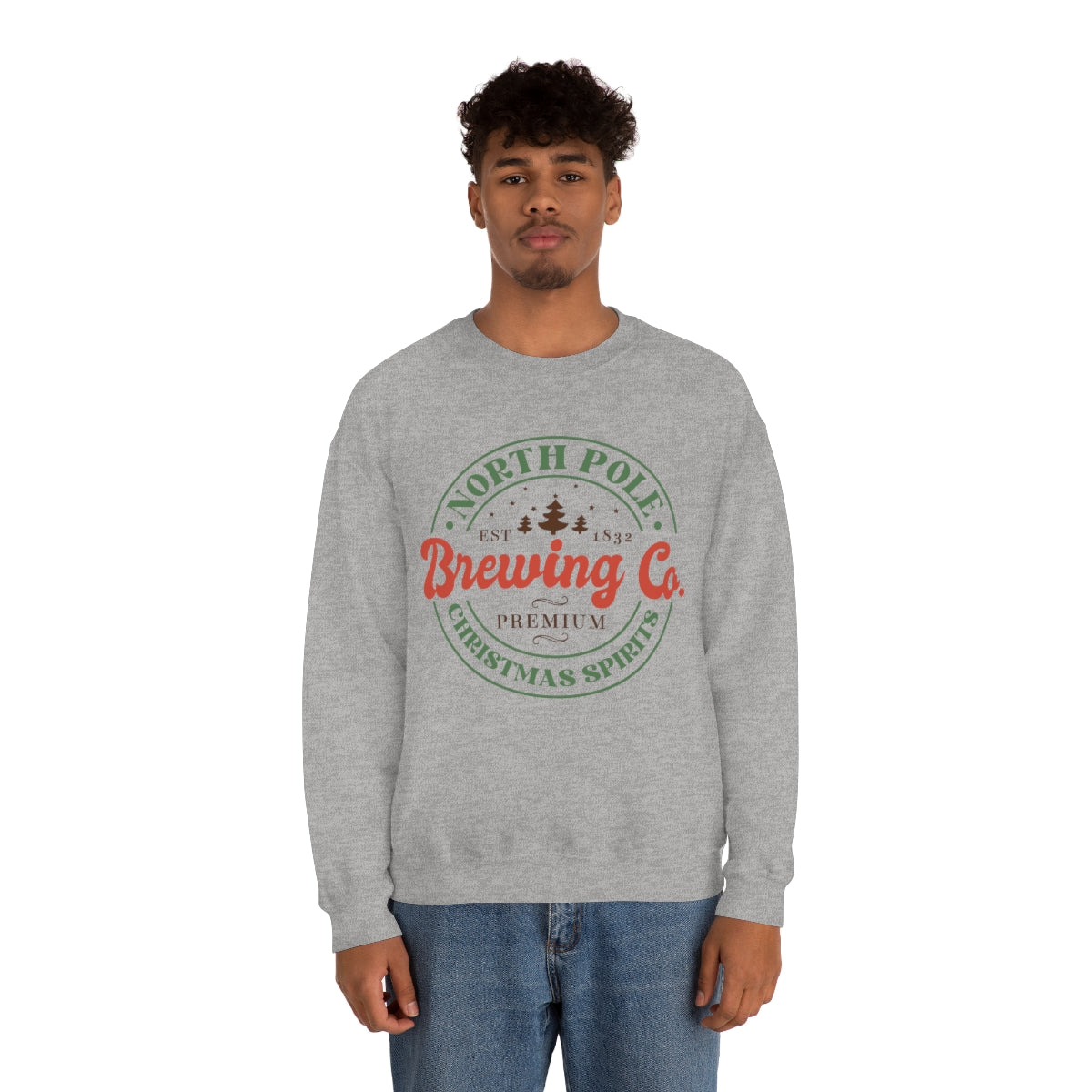 North Pole Brewing Company Christmas Spirits Retro Sweatshirt