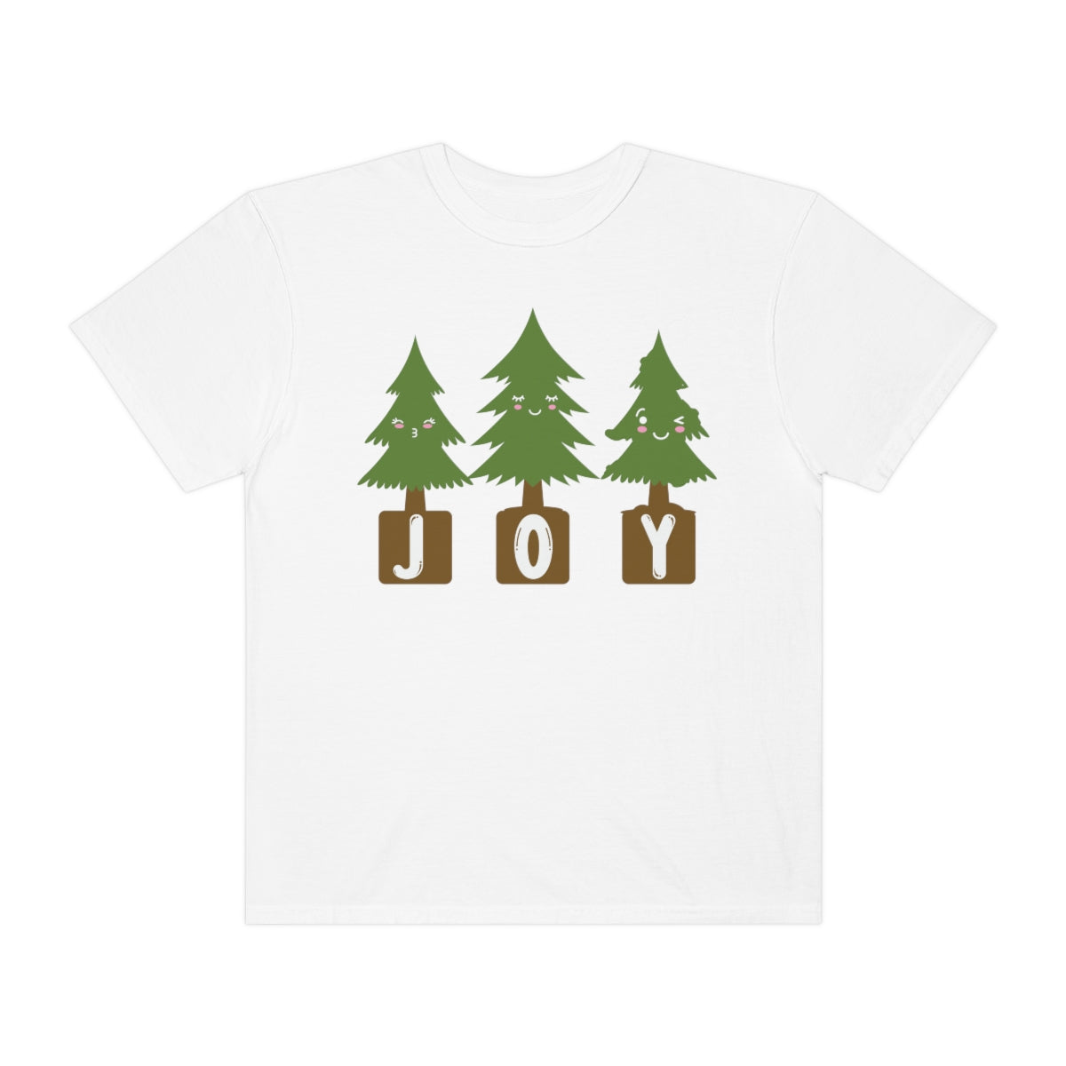 Joy Christmas Trees Cute Christmas Tshirt