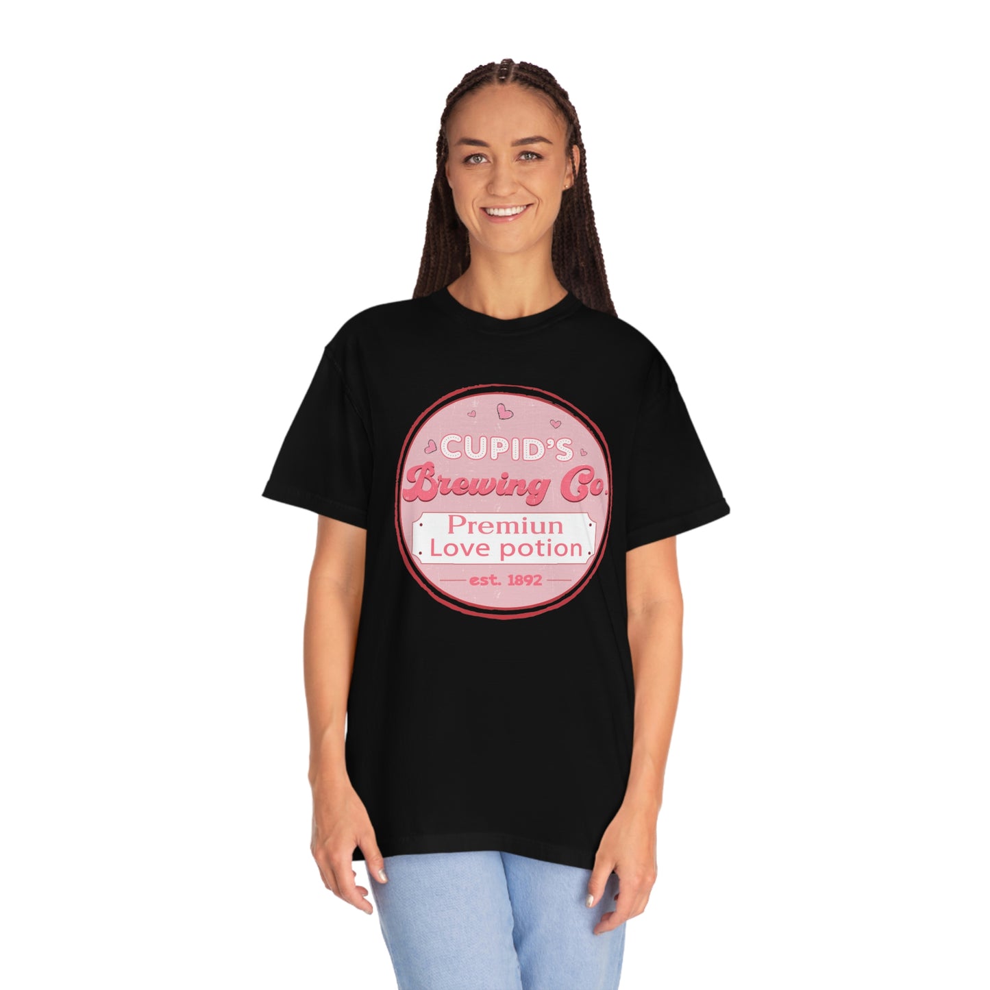 Cupids Brewing Co. Premium Love Potion Valentines Day Tshirt