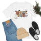 Spooky Vibes Retro Letters with Ghost TShirt, Funny Shirt, Halloween Lover Gift on Unisex Jersey Short Sleeve Tee