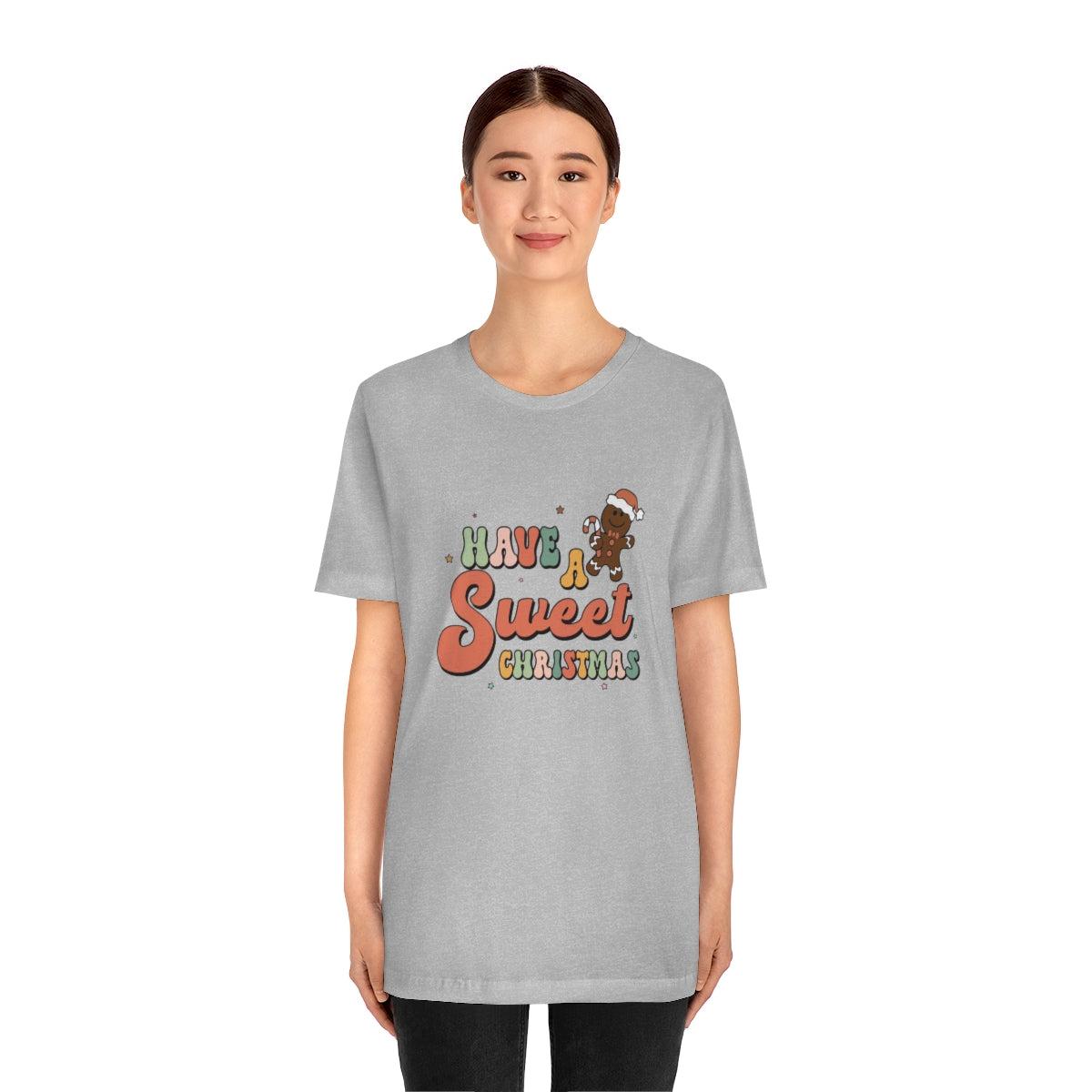 Have a Sweet Christmas Gingerbread Retro Tshirt