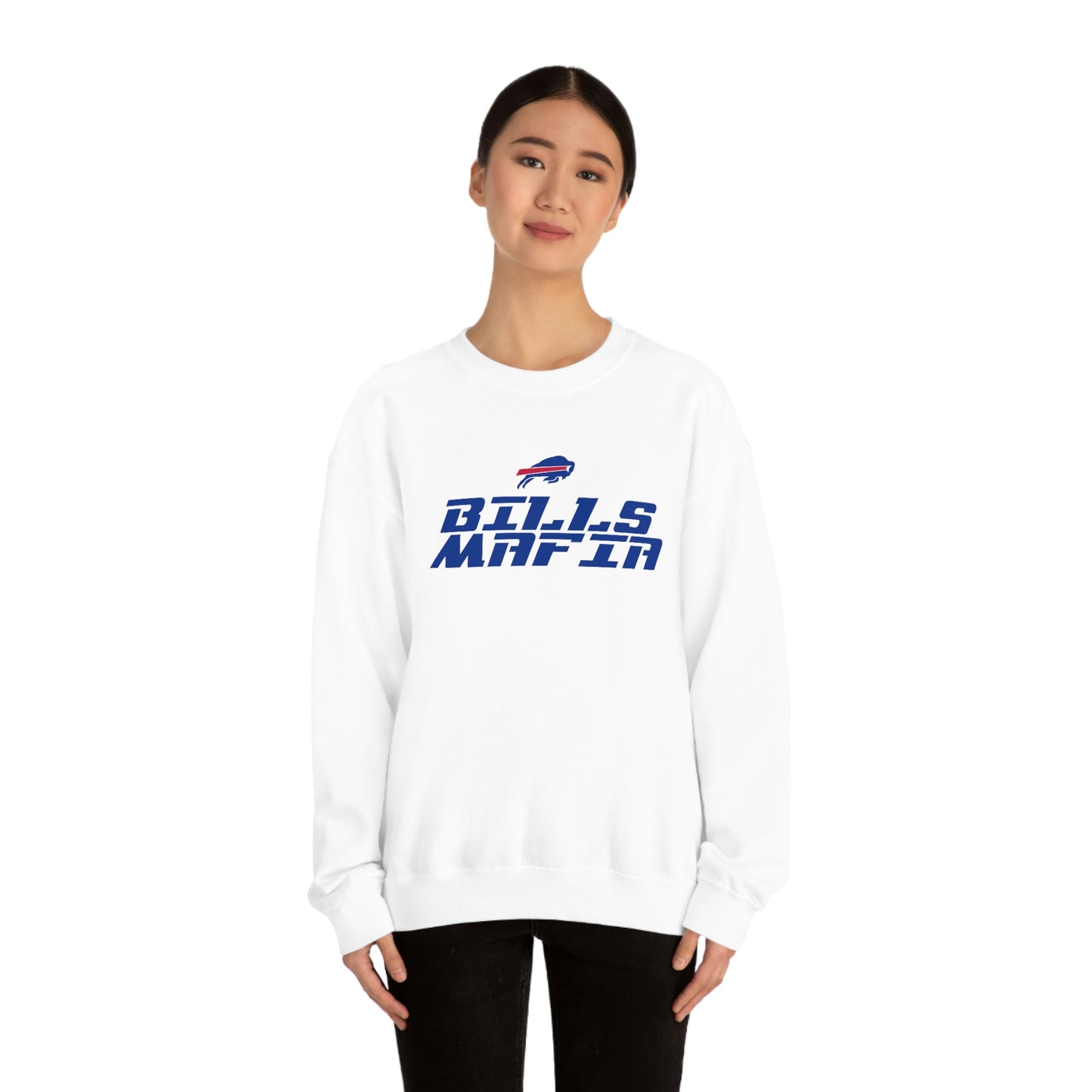 Buffalo Bills Football Bills Mafia NFL Redzone Font Crewneck Sweatshirt