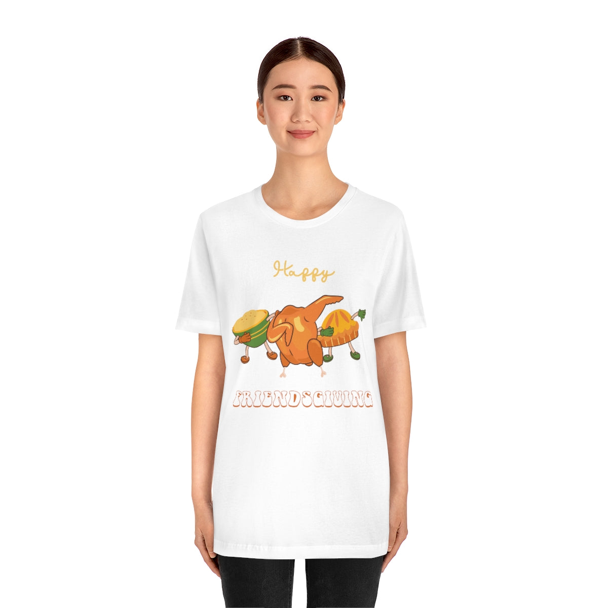 Happy Friendsgiving Thanksgiving Dinner Themed Tshirt