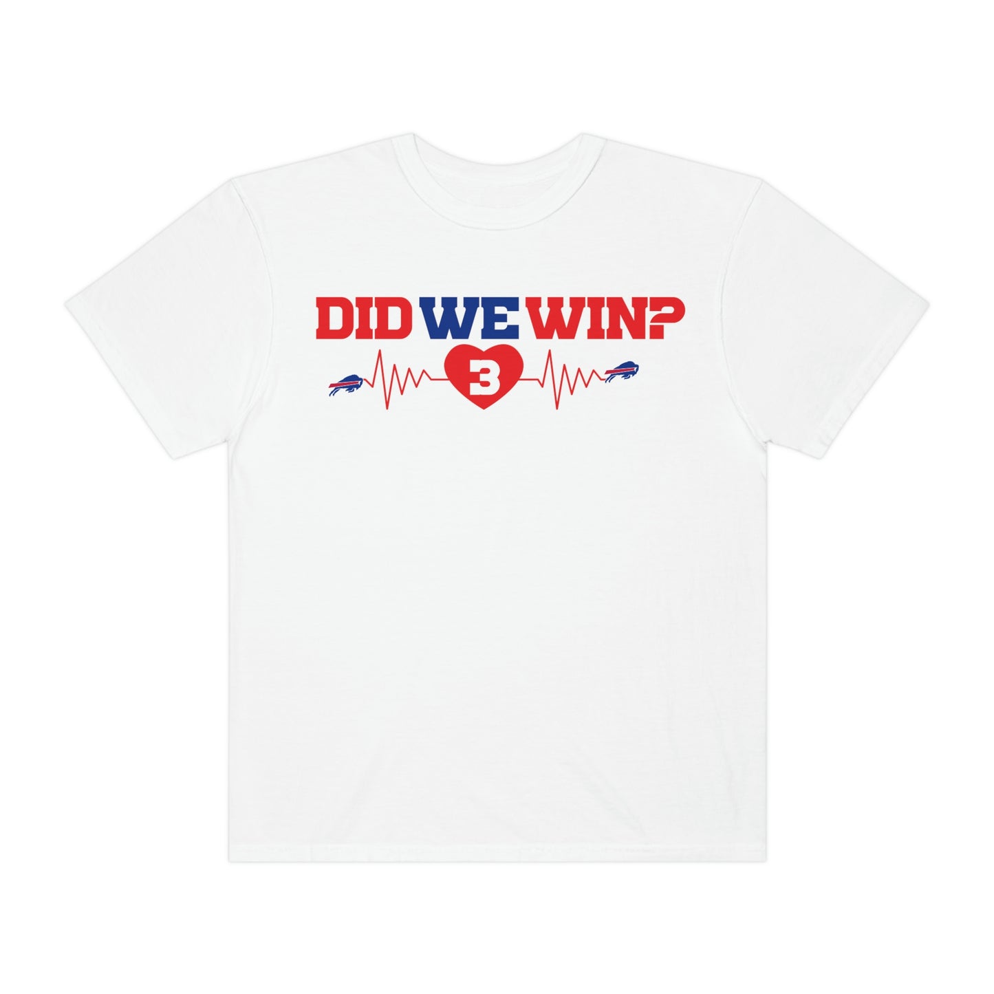 Did We Win? Damar Hamlin #3 Heartbeat Buffalo Bills Tshirt