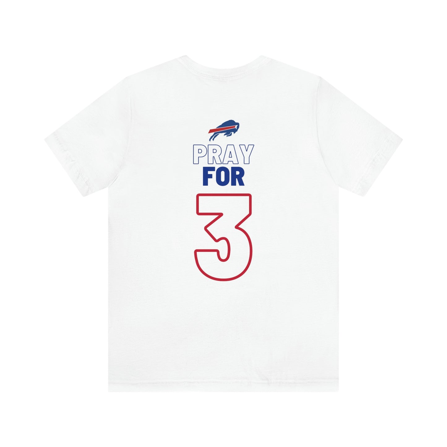 Pray for Damar Buffalo Bills Logo #3 Damar Hamlin Supporter Unisex Jersey Short Sleeve Tee