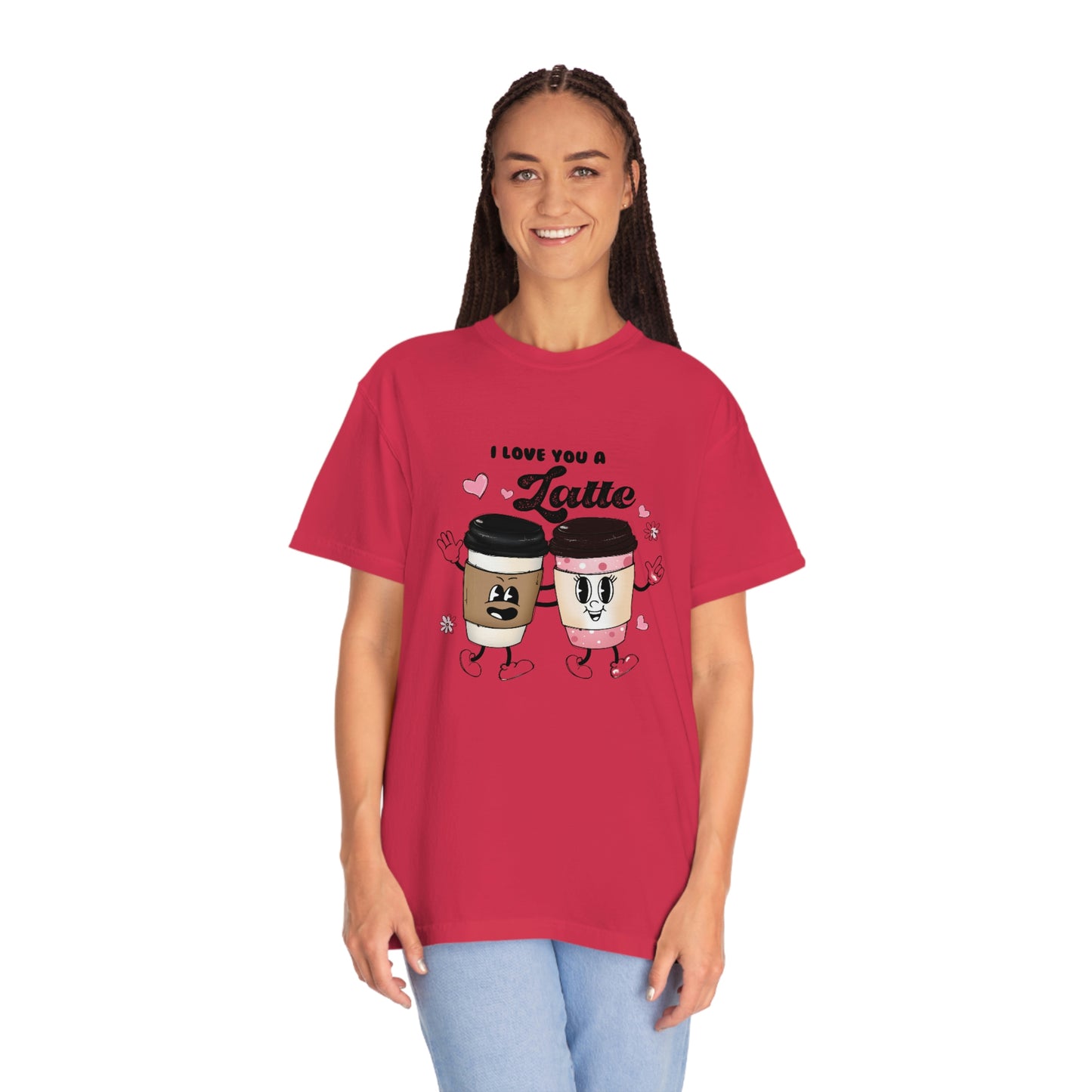 I Love You a Latte Premium Valentines Day Tshirt