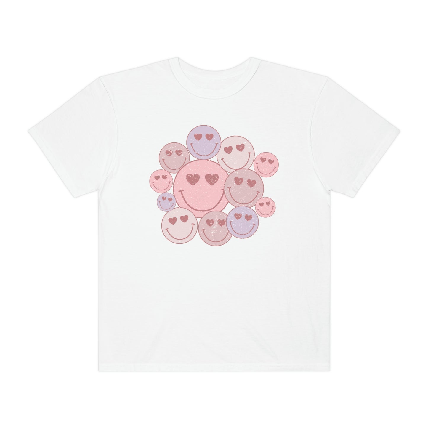 Happy Faces Heart Eyes Valentines Day Tshirt