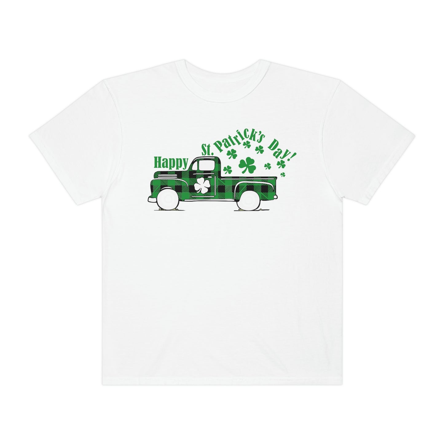 Vintage Happy St. Patrick's Day Truck Tshirt