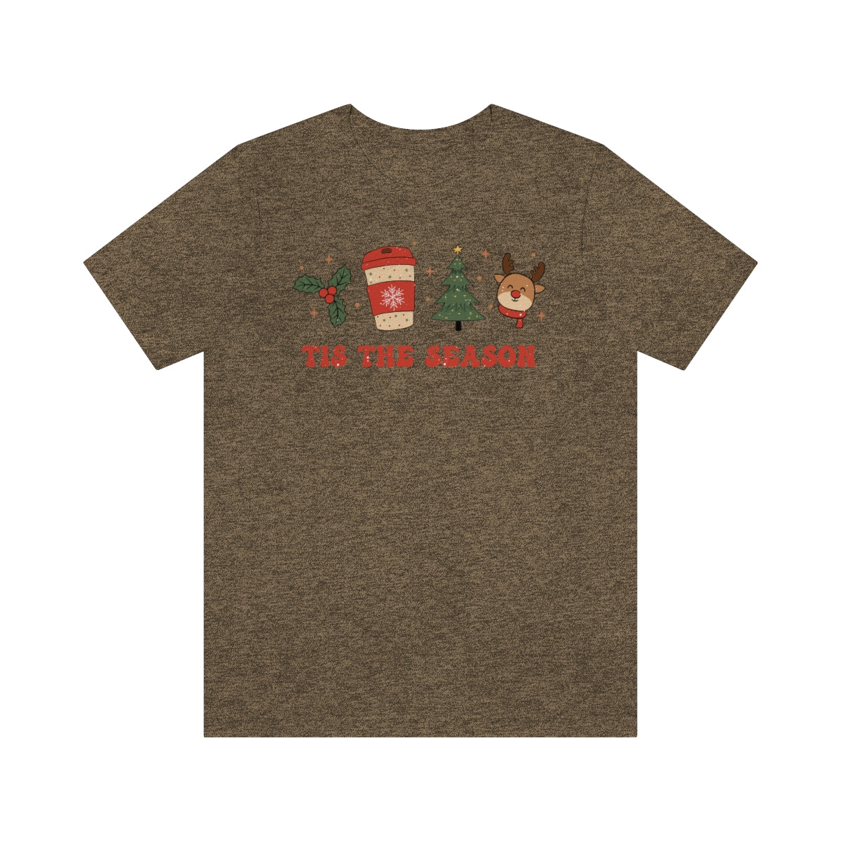 Tis the Season Coffee Themed Christmas Tshirt
